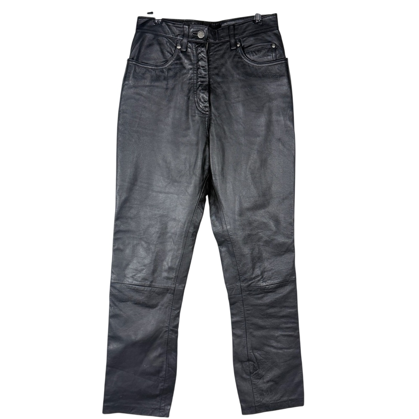 Harley-Davidson Vintage Genuine Leather Pants- Women’s Size 6 Biker Moto